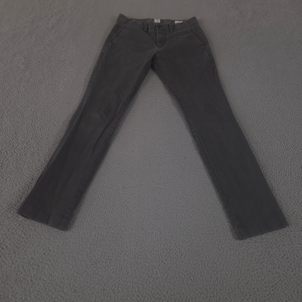 Gap Pants Mens‎ 29x30 Gray Skinny Fit GapFlex Original Khakis Cotton Stretch Leg